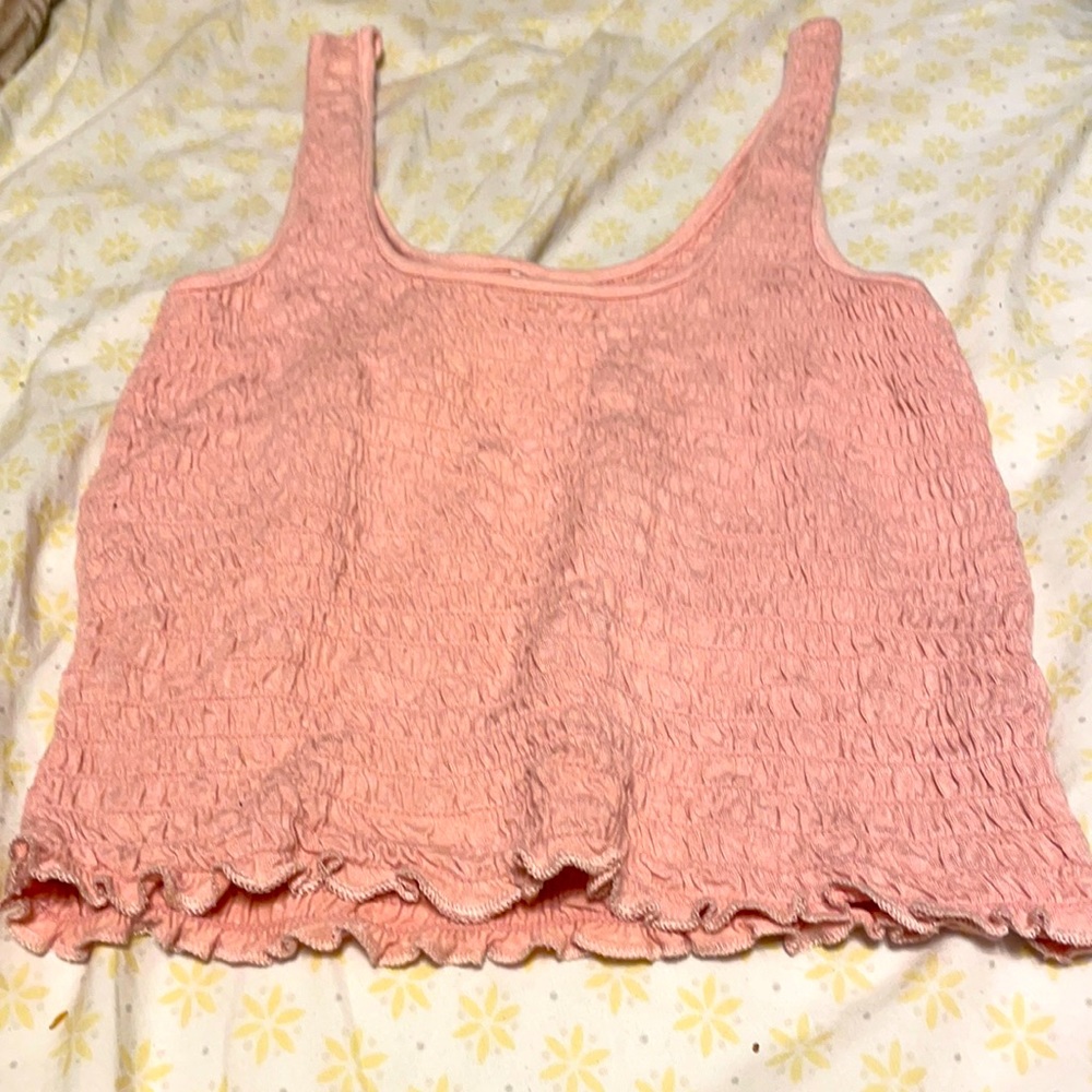 cute pink tank top